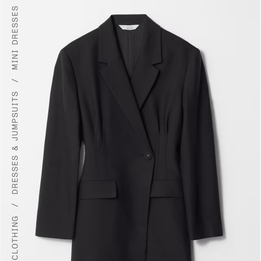 NWT Black Women's Mini Blazer Dress